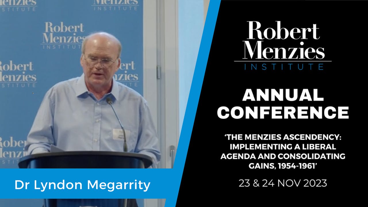 Dr Lyndon Megarrity: Menzies, Queensland and the 1961 Election